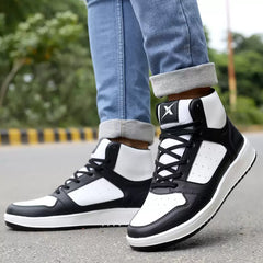 Street Style Sneakers For Men  (Black)