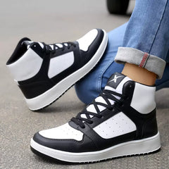 Street Style Sneakers For Men  (Black)