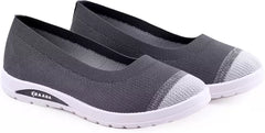 Glossy 3.0 Bellies For Women  (Grey)