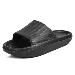 Cloud Slides for Men | Pillow Slippers Non-Slip Shower Slides | Cushioned Thick Sole Sandals | Indoor and Outdoor